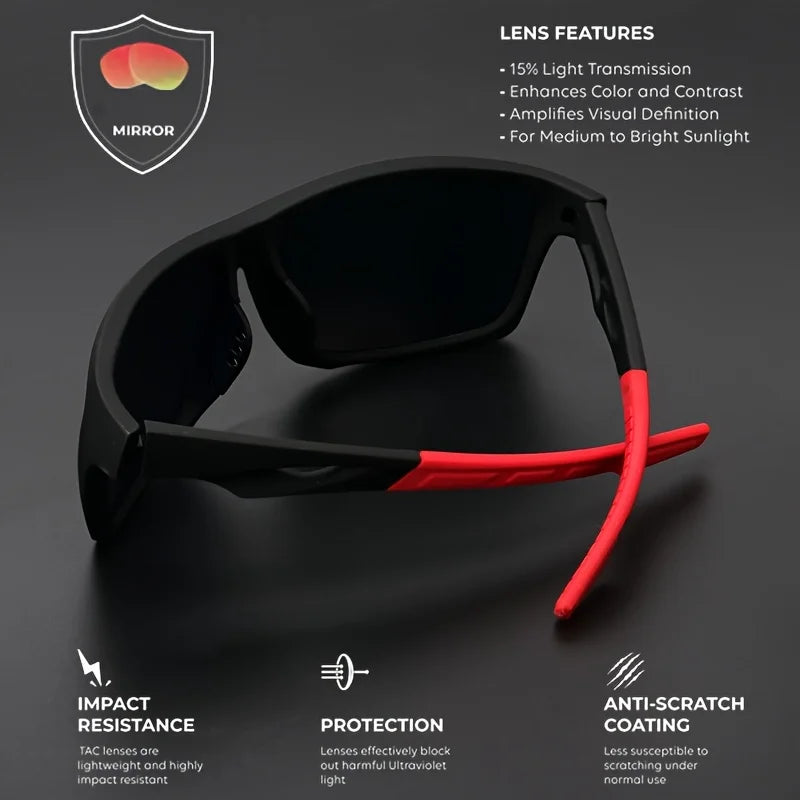 VEGUEROS Sport Goggle Polarized Sunglasses