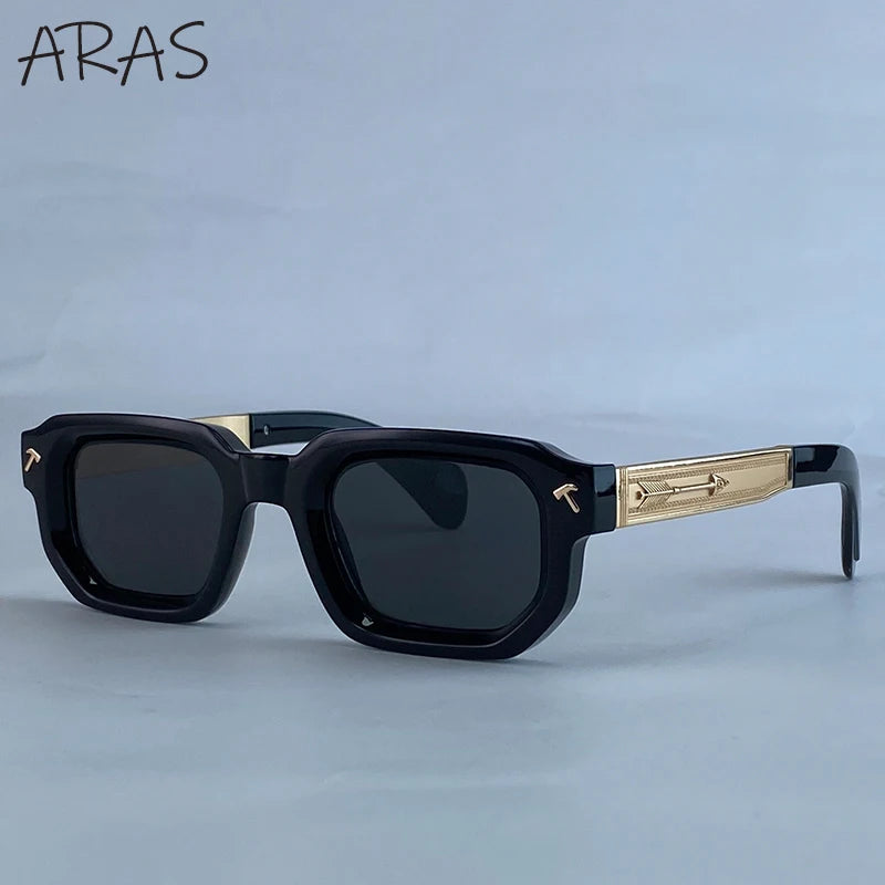 ARAS Vintage Polarized Square Sunglasses