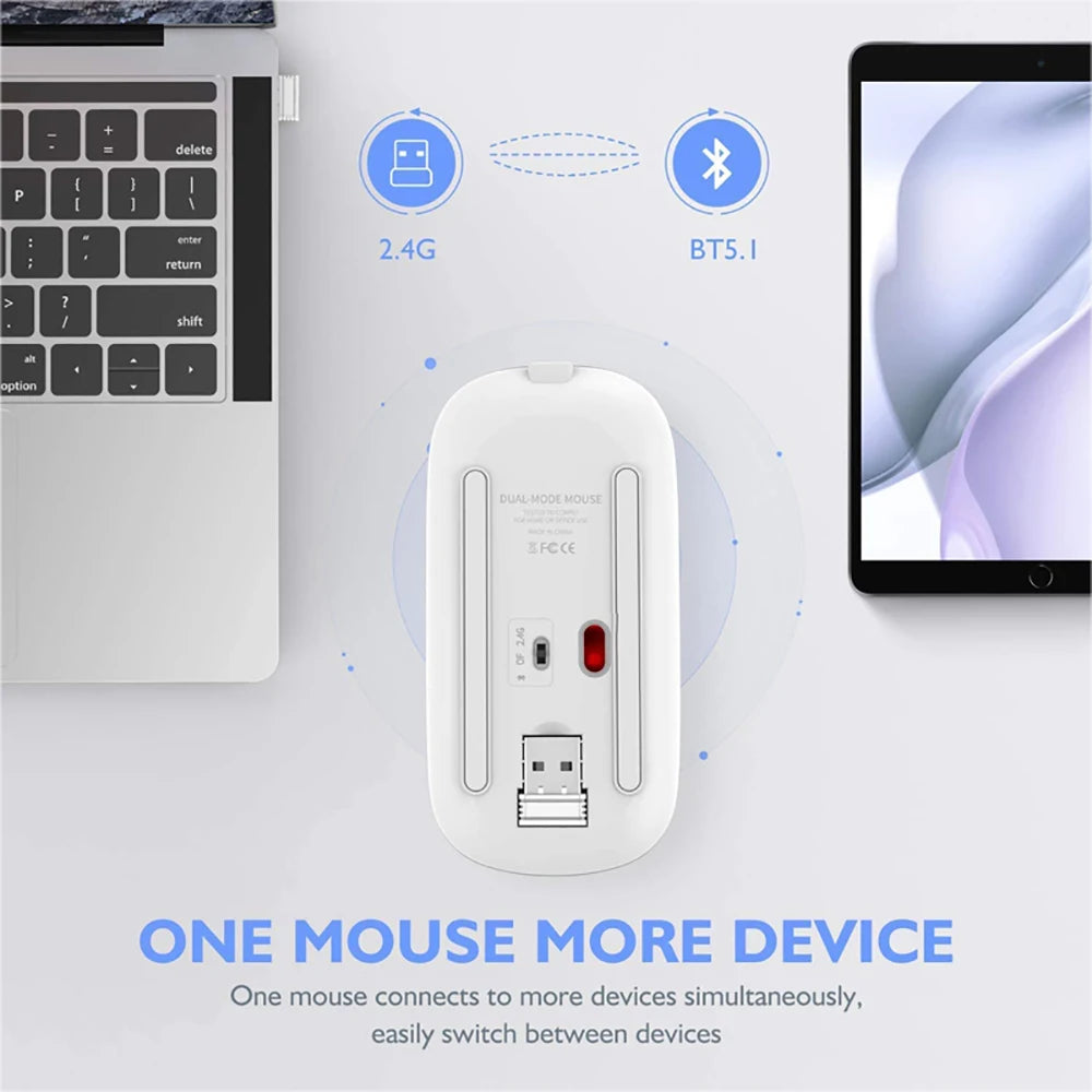 GlowClick Dual Mode Wireless Mouse