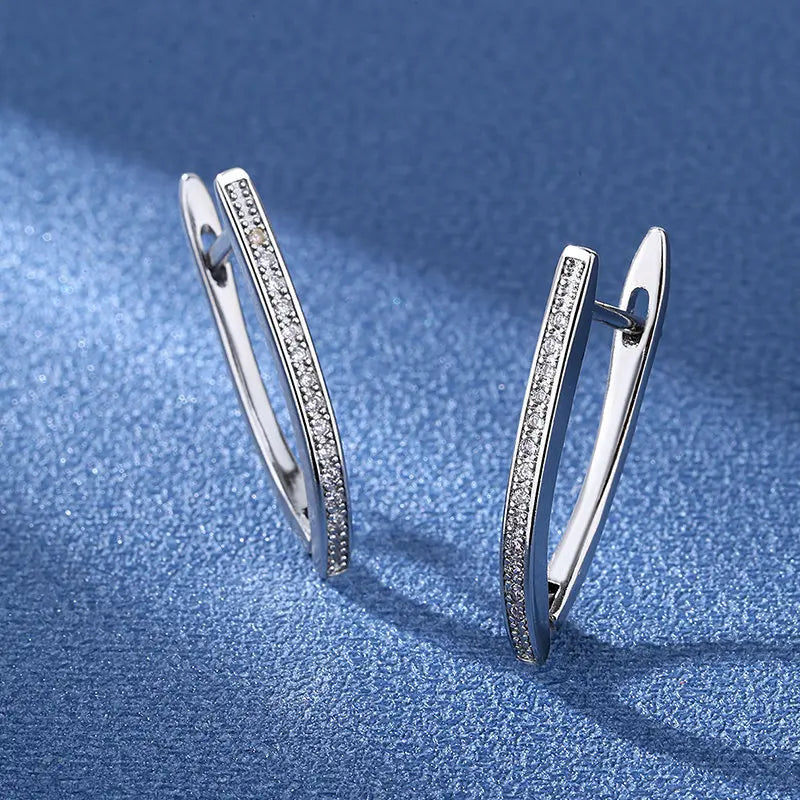925 Sterling Silver Earrings Jewelry High Quality