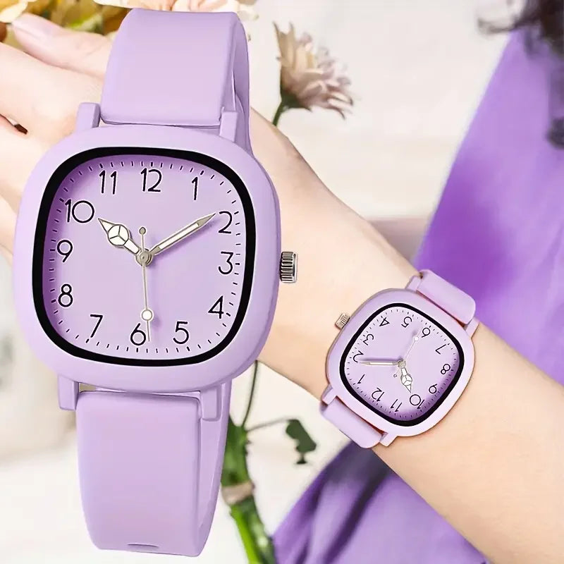Viva Watch Fashion Silicone Band Women Quartz Watches