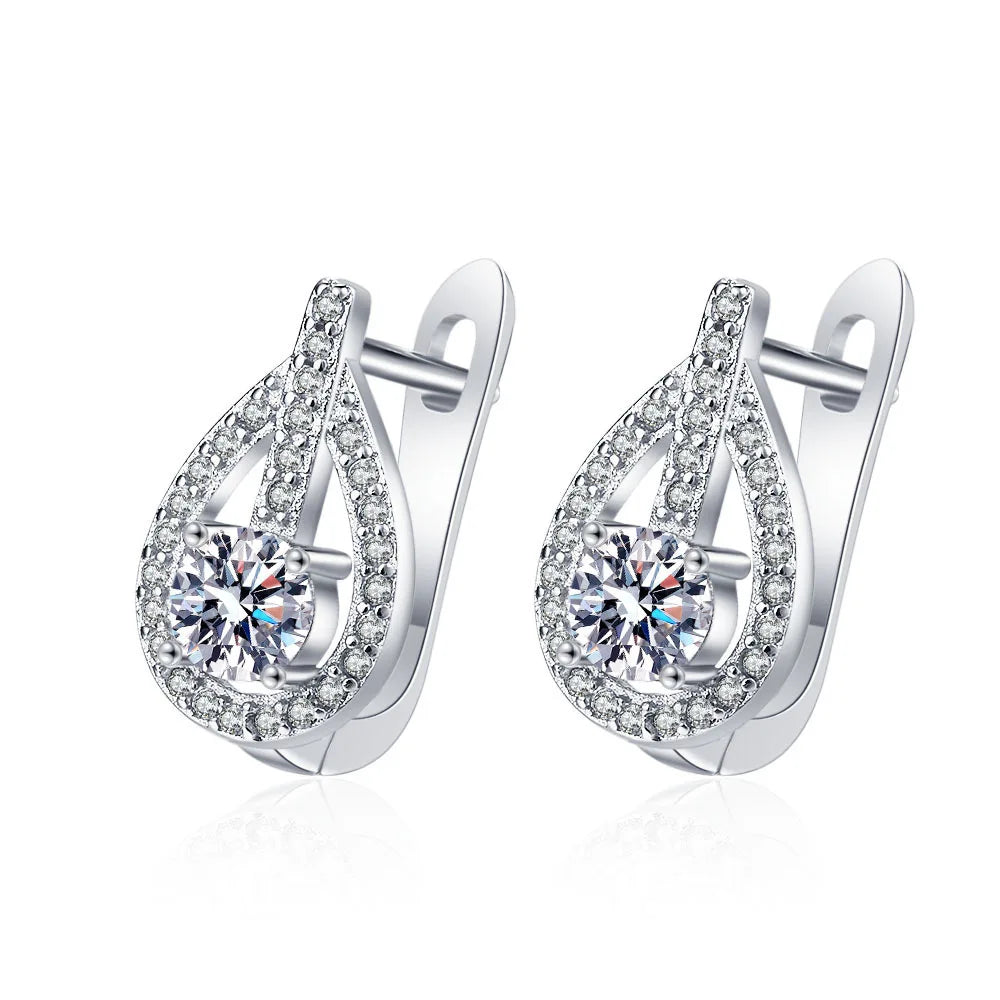 925 Sterling Silver Earrings Jewelry High Quality