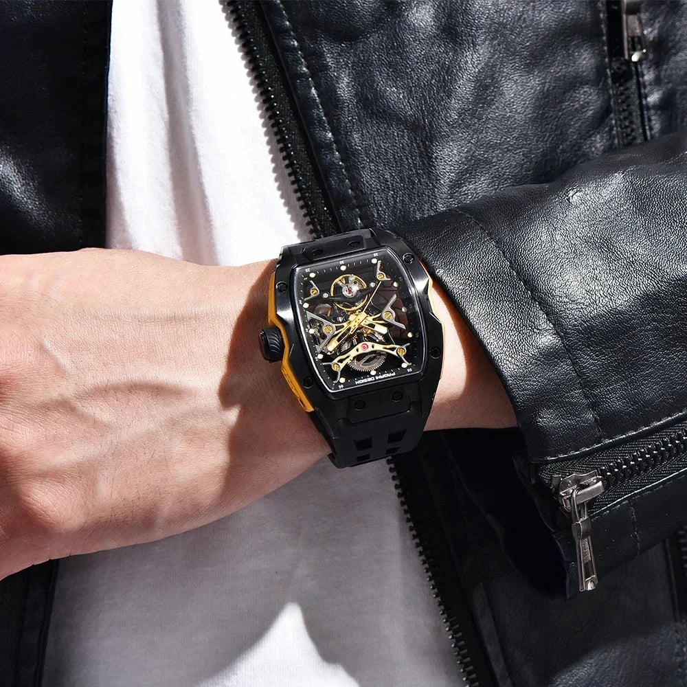 PAGANI DESIGN PD-YS018 Skeleton Automatic Watch