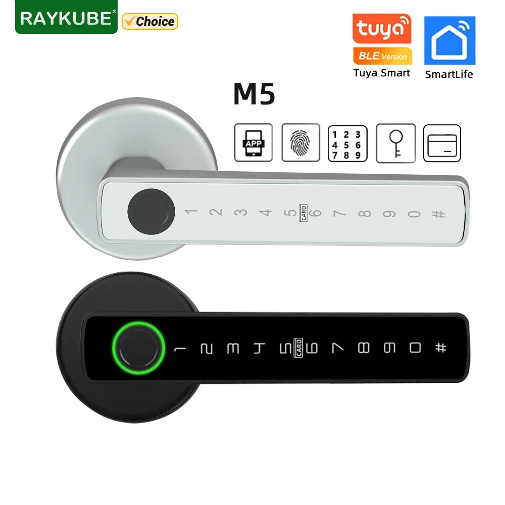RAYKUBE M5 Smart Biometric Door Lock