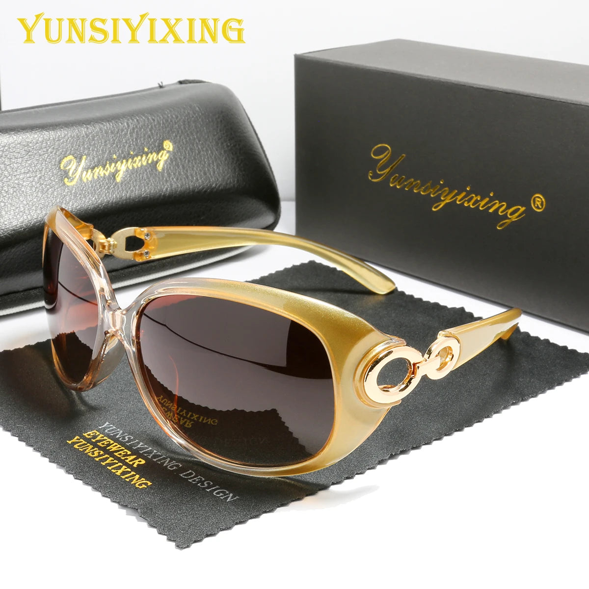 YUNSIYIXING Glam Butterfly Sunglasses
