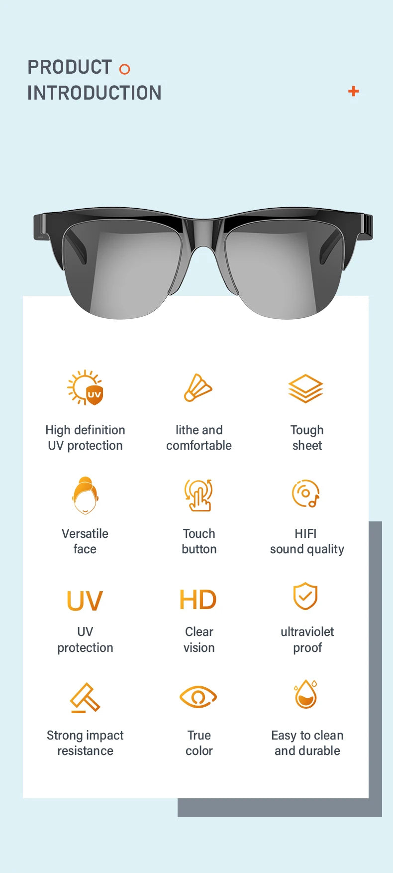 KOIPSSE F06 Smart Audio Glasses